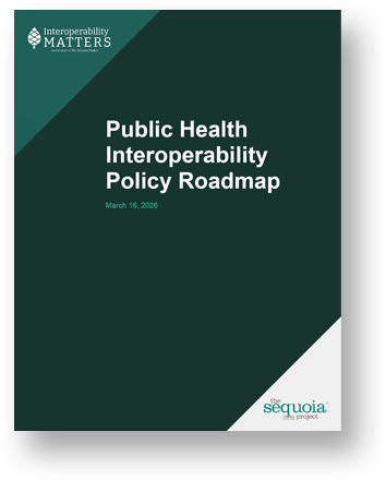 Public Health Interoperability Policy Roadmap - cover image